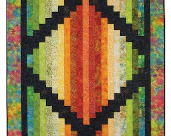 Vertigo *Quilt Pattern - Pre-Cut Friendly* From: Kari Nichols of Mountainpeek Creations #478