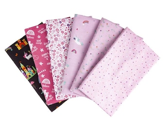 UNICORN KINGDOM *1-Yard Bundle* 6 Piece  By: Shawn Wallace for Riley Blake Designs 1YD-10470C-6