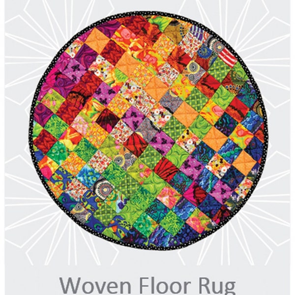 Woven Floor Rug *Sewing Craft Pattern* From: Pauline's Quilters World