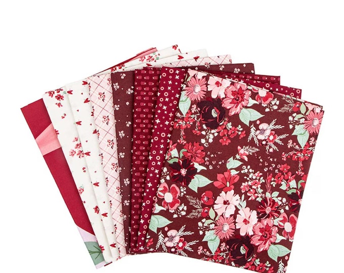 Love You Always *1-Yard Bundle* 8 Pieces By:  Sandy Gervais for Riley Blake Designs 1YD-16870B-8