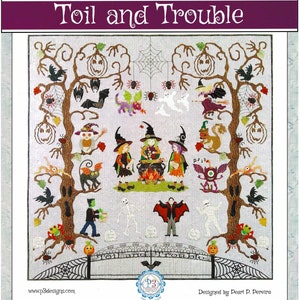 Toil and Trouble *Applique Quilt Pattern* By: Pearl P Pereira - P3 Designs