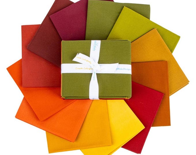 Confetti Solids - Autumn  *Fat Quarter Bundle* 12 Pieces By: RBD Designers for Riley Blake Designs FQ-AUT120-12