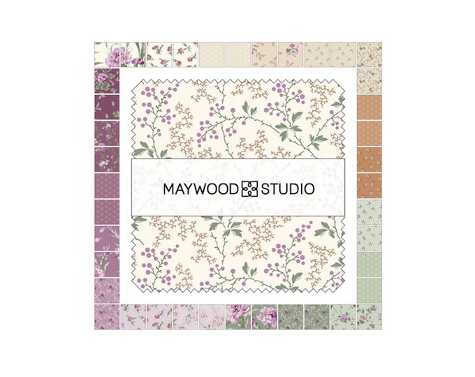 Courtland - 5" Square *Charms - 42 Pieces* From: Maywood Studios CP-MASCOUR