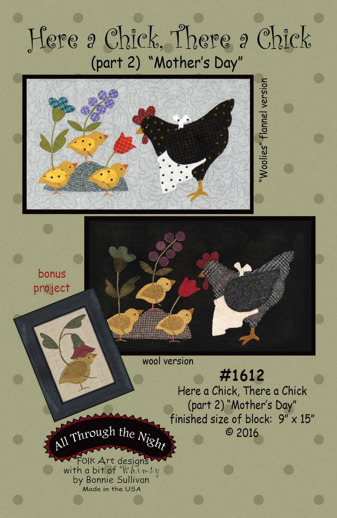 Block Chick Here A Chick, There A Chick *6-month Block of the Month Pattern Set* By ...