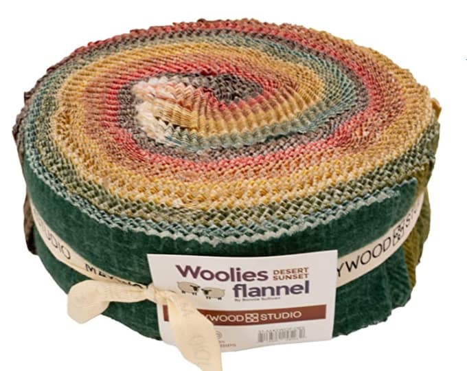 Woolies Flannel - Desert Sunset *Jelly Roll - 40 Pieces* By: Bonnie Sullivan & Maywood Studio ST-MASWOF-DES