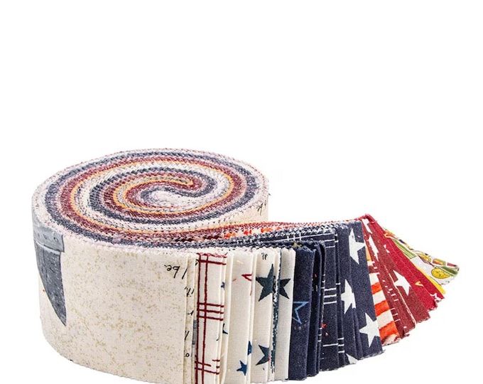 American Honor Jelly Roll - 40 Pieces By: Vicki Gifford - Riley Blake Designs RP-17090-40