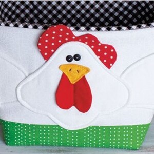 Handy Baskets - Chicken & Turkey *pattern* From: Cotton Ginnys HC181 - Etsy