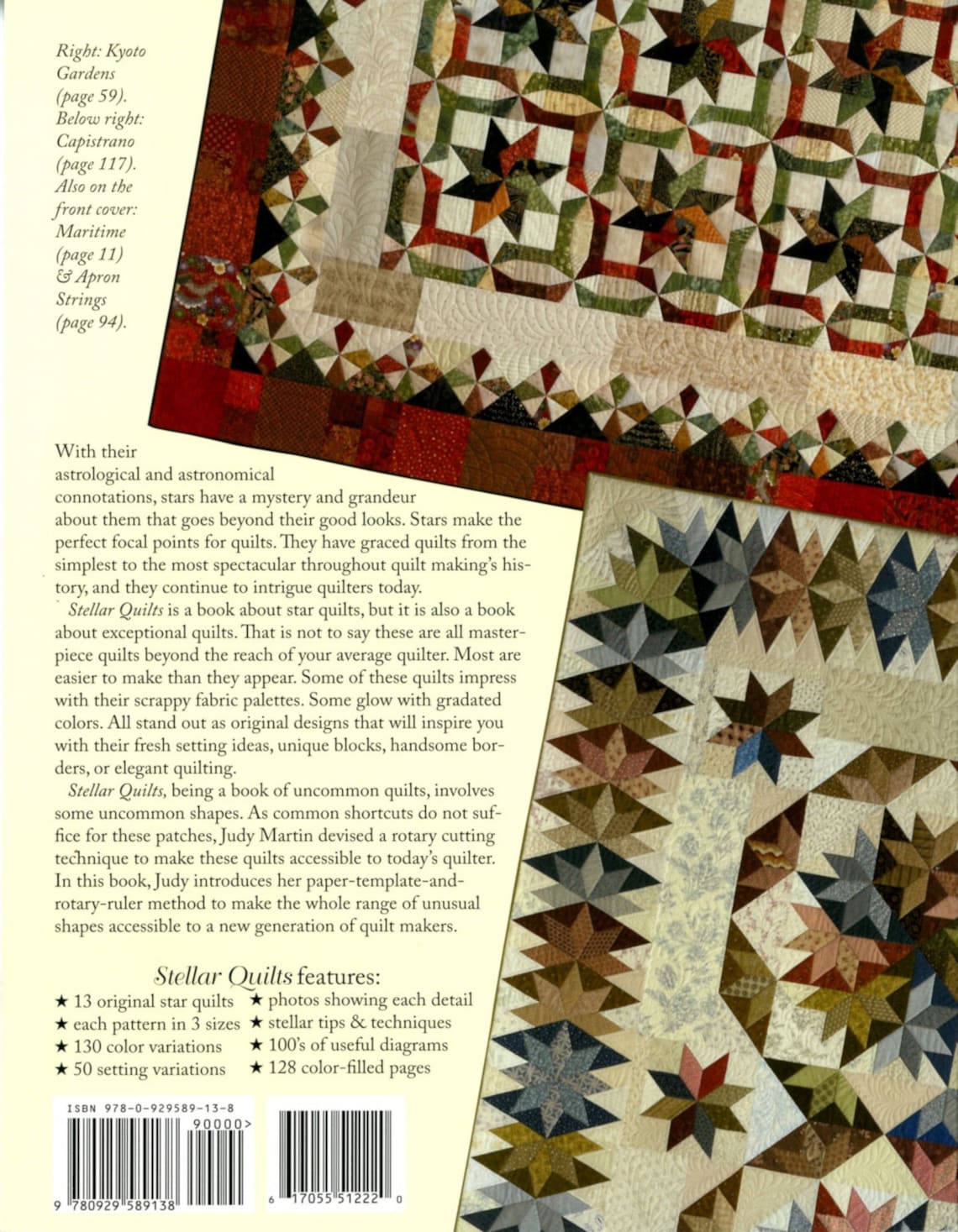 STELLAR QUILTS quilt Book By Judy Martin Etsy