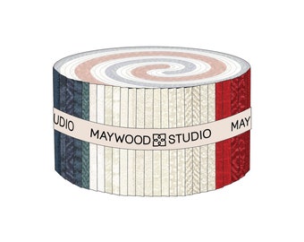 Three Cheers! - Woolies Flannel *Jelly Roll - 40 Pieces* By: Bonnie Sullivan - Maywood Studio ST-MASWOF-THC