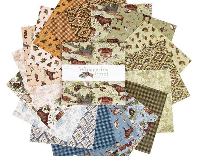 Whispering Pines  *Layer Cake (10x10) 42 Pieces* By: Riley Blake 10-17950-42