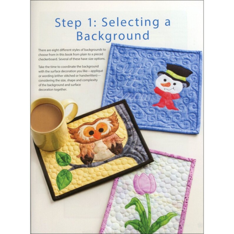Learn to Make Quilted MUG RUGS Quilt Book By Annie's Etsy