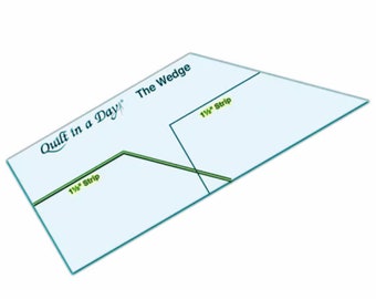 The Wedge Quilting Ruler by Eleanor Burns of Quilt in a Day