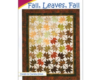 Fall Leaves Fall *Quilt Pattern* - Cozy Quilt Designs - Daniela Stout CQD01033