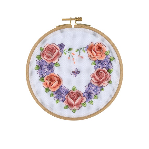 Cross stitch hotsell wooden hoop
