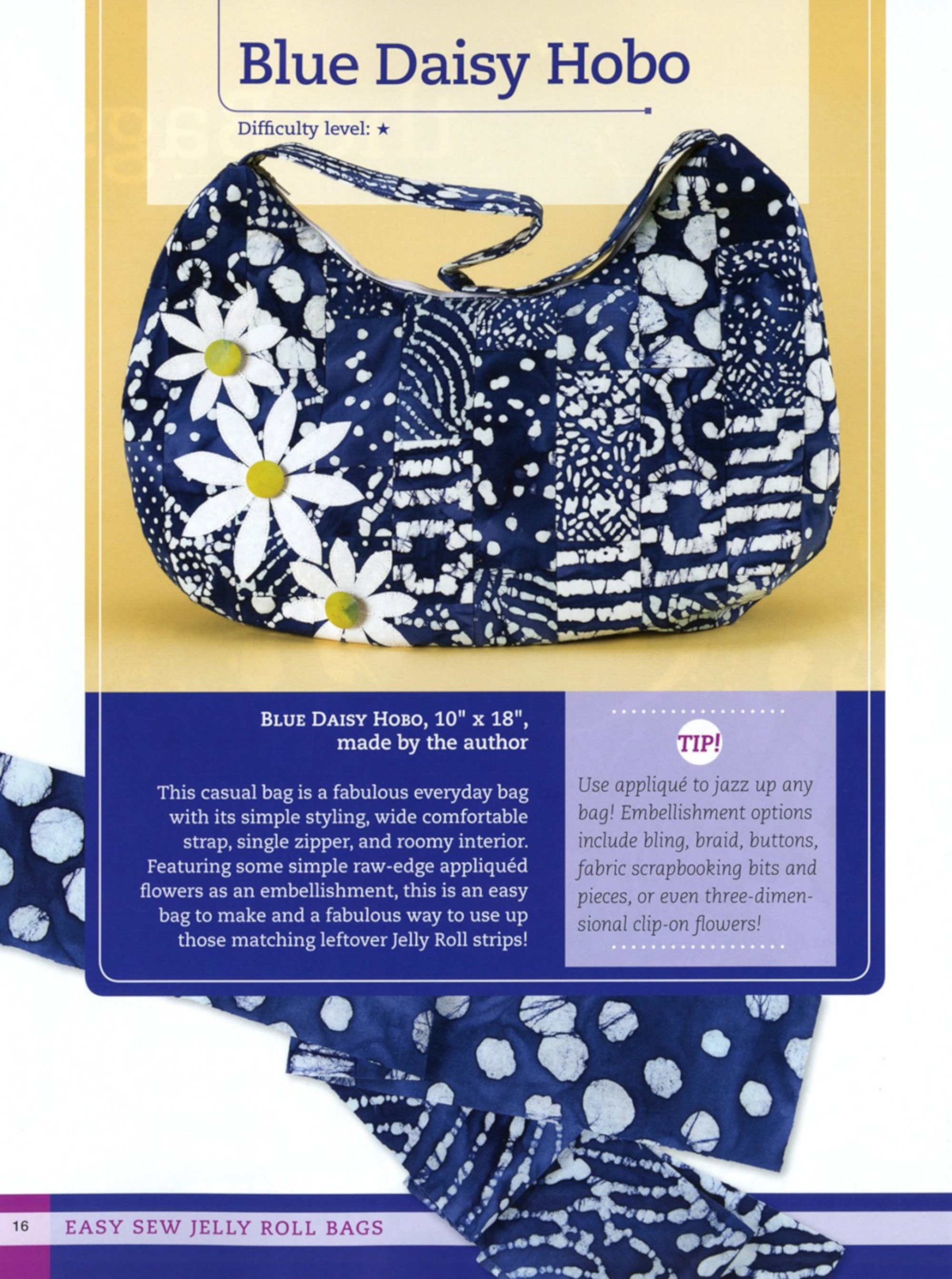 EASY SEW Jelly Roll Bags Pattern Book Book By Jody Anderson Etsy