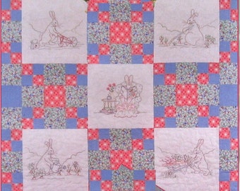 Honeybunny's Garden *Hand Embroidery and Quilt Pattern* By: Meg Hawkley for Crabapple Hill Studio