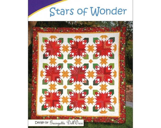 STARS of WONDER *Quilt Pattern* By Cozy Quilt Designs cqd01195