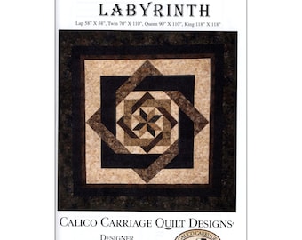 Labyrinth  *Pieced Quilt Pattern* From: Calico Carriage Quilt Designs CCQD141