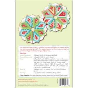 Christmas Magic *A Jelly Roll Friendly Tree Skirt Pattern* By: Amanda Murphy AMD082 image 2