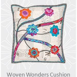 Woven Wonders Cushion *Sewing Craft Pattern* From: Pauline's Quilters World