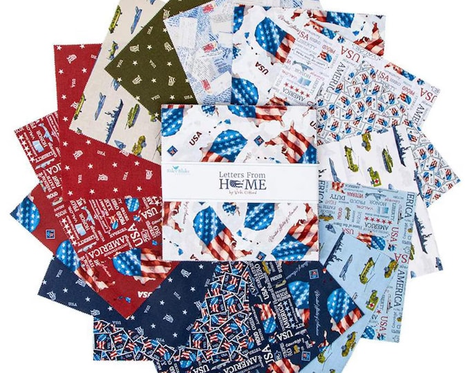 Letters from Home *Layer Cake (10x10) 42 Pieces* By: Vicki Gifford for Riley Blake 10-15610-42