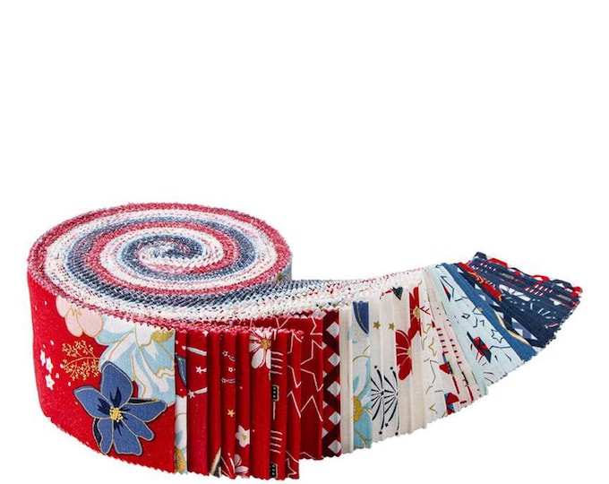 Sweet Freedom *Jelly Roll - 40 Pieces* By: Beverly McCullough for- Riley Blake Designs RP-14410-40