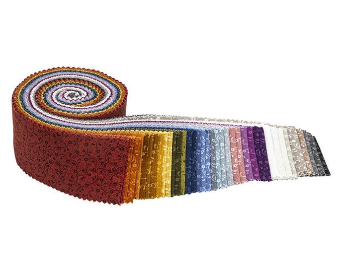FLORET *2 1/2" Jelly Roll* 40 - Strips From: Gerri Robinson for Riley Blake Designs RP-675-40