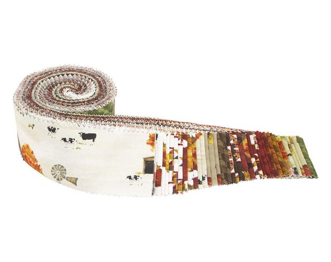 Fall Barn Quilts  *2 1/2" Jelly Roll* 40 - Strips From: Tara Reed for Riley Blake Designs  RP-12200-40