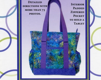 Mini Professional Tote sewing Pattern From the Creative Thimble
