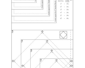 Square Squared - Trim Down Ruler 1" to 6" By: Deb Tucker - Studio 180 Designs  UDT09