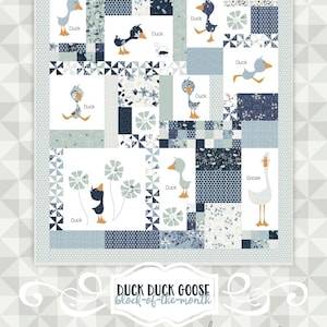 Duck Duck Goose *6 Month Block of the Month Quilt Pattern By: Meags and Me - Fat Quarter Friendly