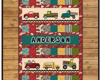 Papa's Old Truck Applique Quilt *Pattern* - For A Truck Lovin' Person  By: Leanne Anderson - The Whole Country Caboodle #426