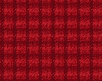 Red Plaid Flannel Holly Jolly *By The 1/2 Yard* From: Bonnie Sullivan Maywood Studios MASF10897-R