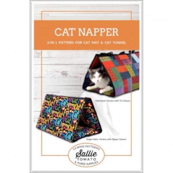CAT NAPPER - 2 in 1 Pattern for Cat Mat & Cat Tunnel     By:  Sallie Tomato   SAT108