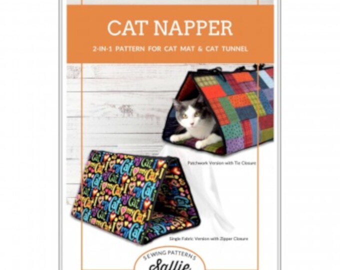 CAT NAPPER - 2 in 1 Pattern for Cat Mat & Cat Tunnel     By:  Sallie Tomato   SAT108