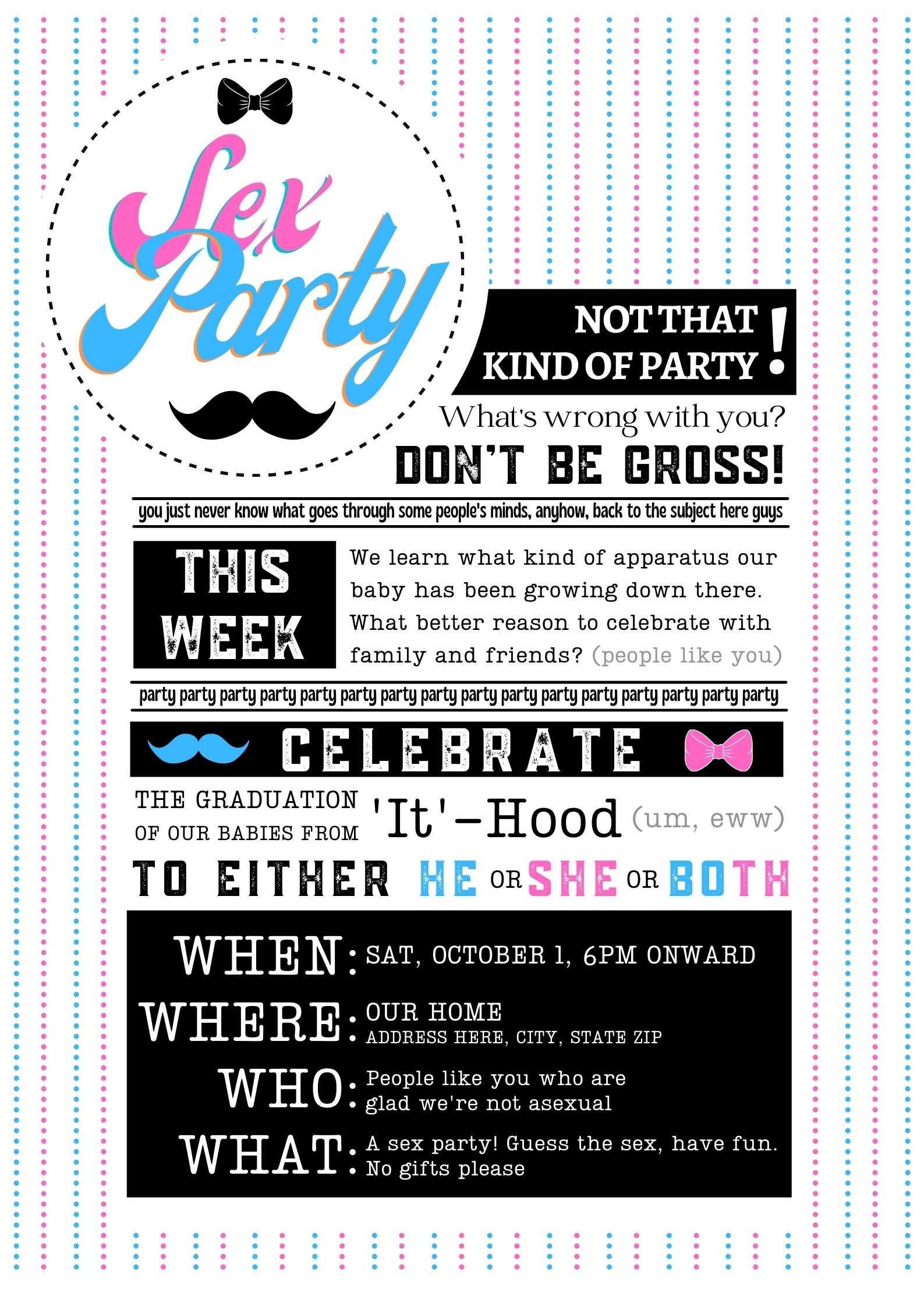 DIGITAL Gender Reveal Sex Party TWINS Blue Yellow or Pink