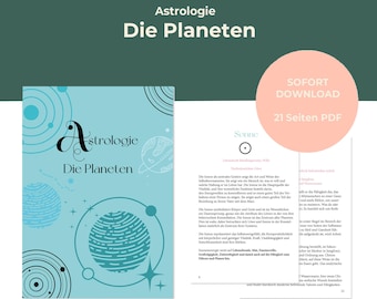The Planets | Astrology for Beginners | 21-Page PDF Overview | Instant Download | Astrology Basics | Cheat Sheet