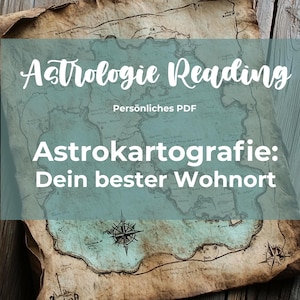 Astrocartography "Your best place to live" | Astrology | Astrological reading | Horoscope | personal reading | PDF
