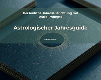 Astrological Year Guide | Personal Year Forecast & Alignment with Astro-Prompts