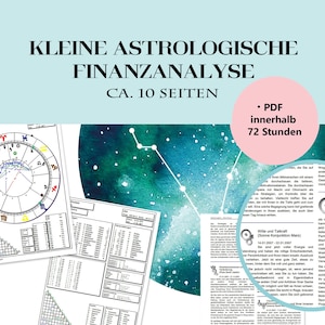 Petite analyse financière astrologique, PDF