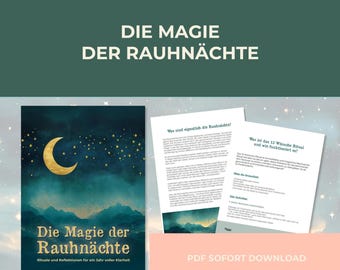 Rauhnächte Guide | The Magic of the Rauhnächte | Instructions for the Rauhnächte | PDF | Instant Download