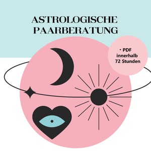 Astrological couple counseling, synastry, 1:1