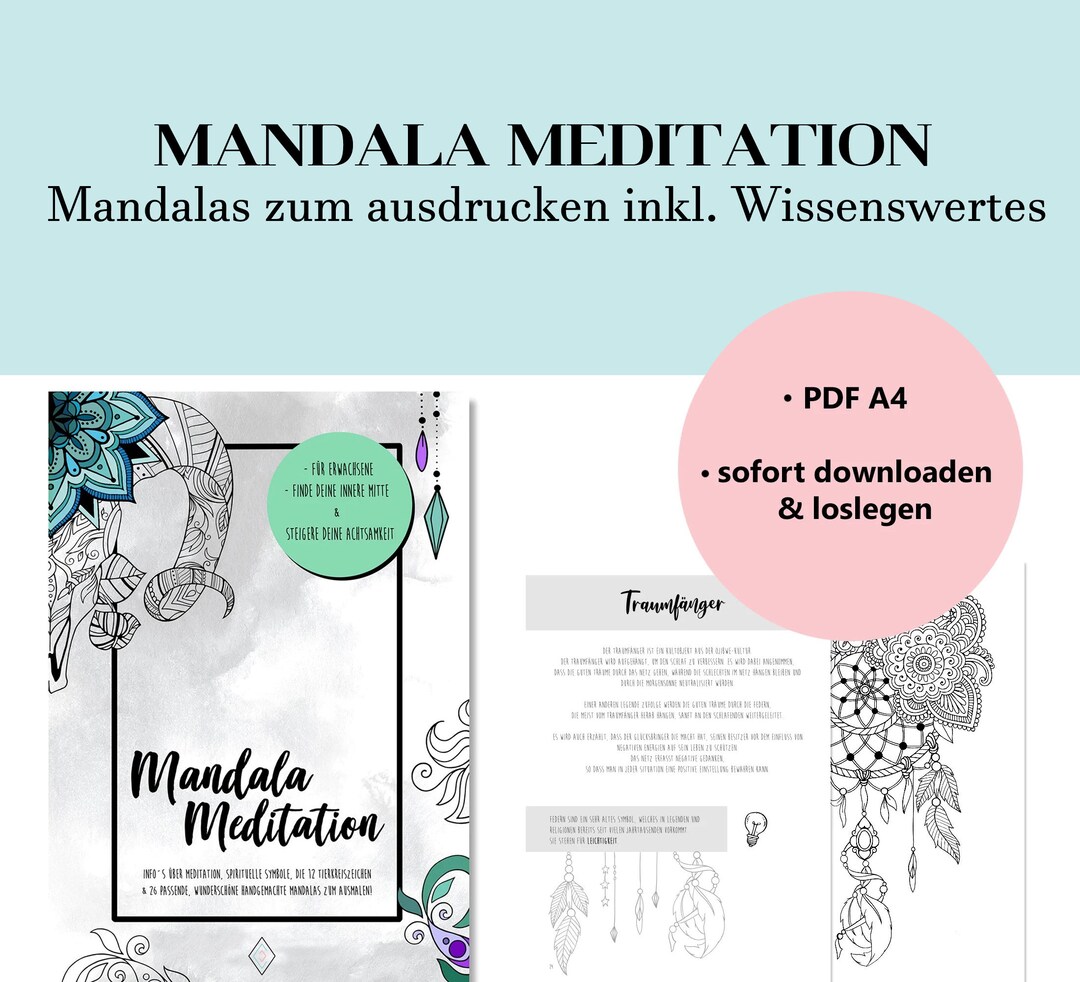 Mandalas A4 PDF | Spiritual, Zodiac Signs, Star Signs, Astrology ...