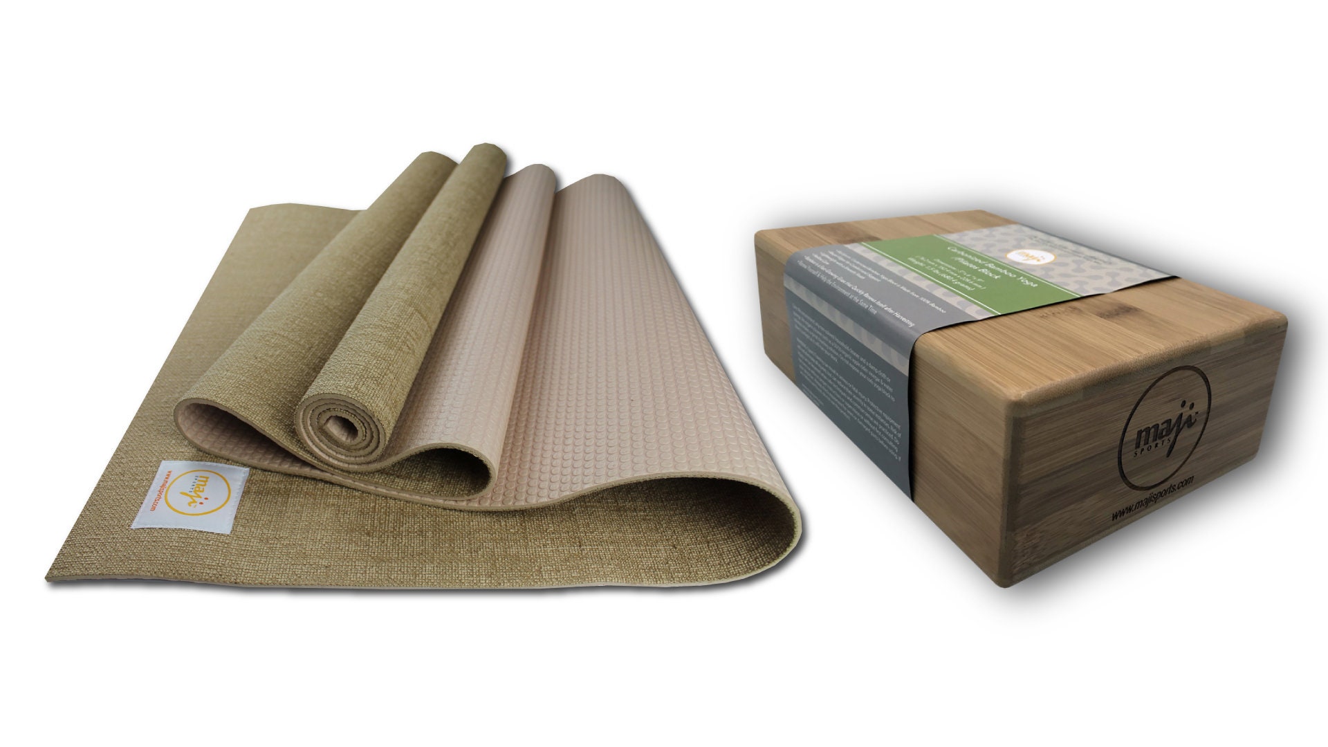 Jute Yoga Mat 24x72x5 mm Bamboo Yoga Block Organic Yoga Etsy
