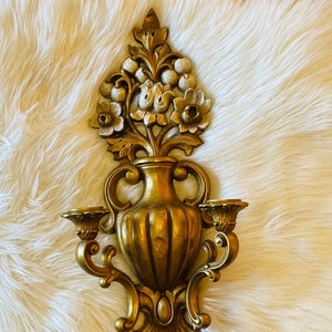 MCM wall sconce for 2 candles