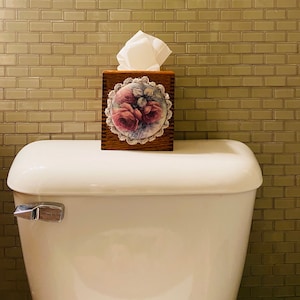 Vintage tissue box cover