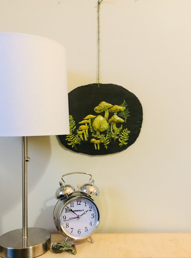Handmade Mushroom Wall Slate