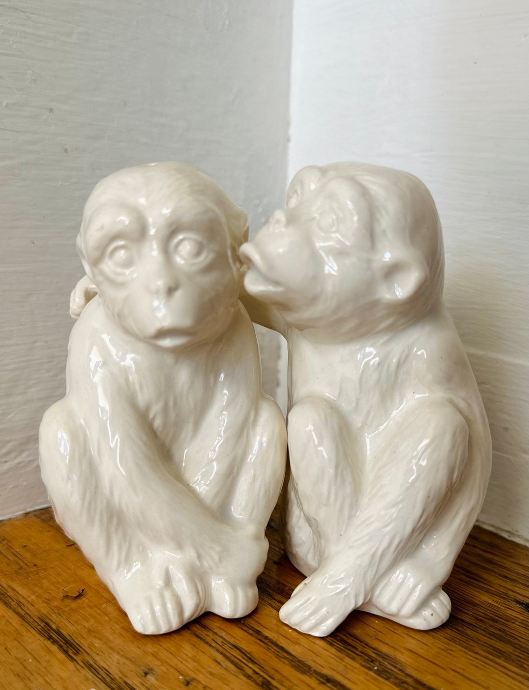Salt and Pepper Shaker Monkeys Etsy