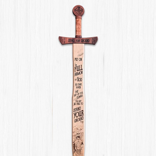 Armor of God - Scripture Sword Wall Decor