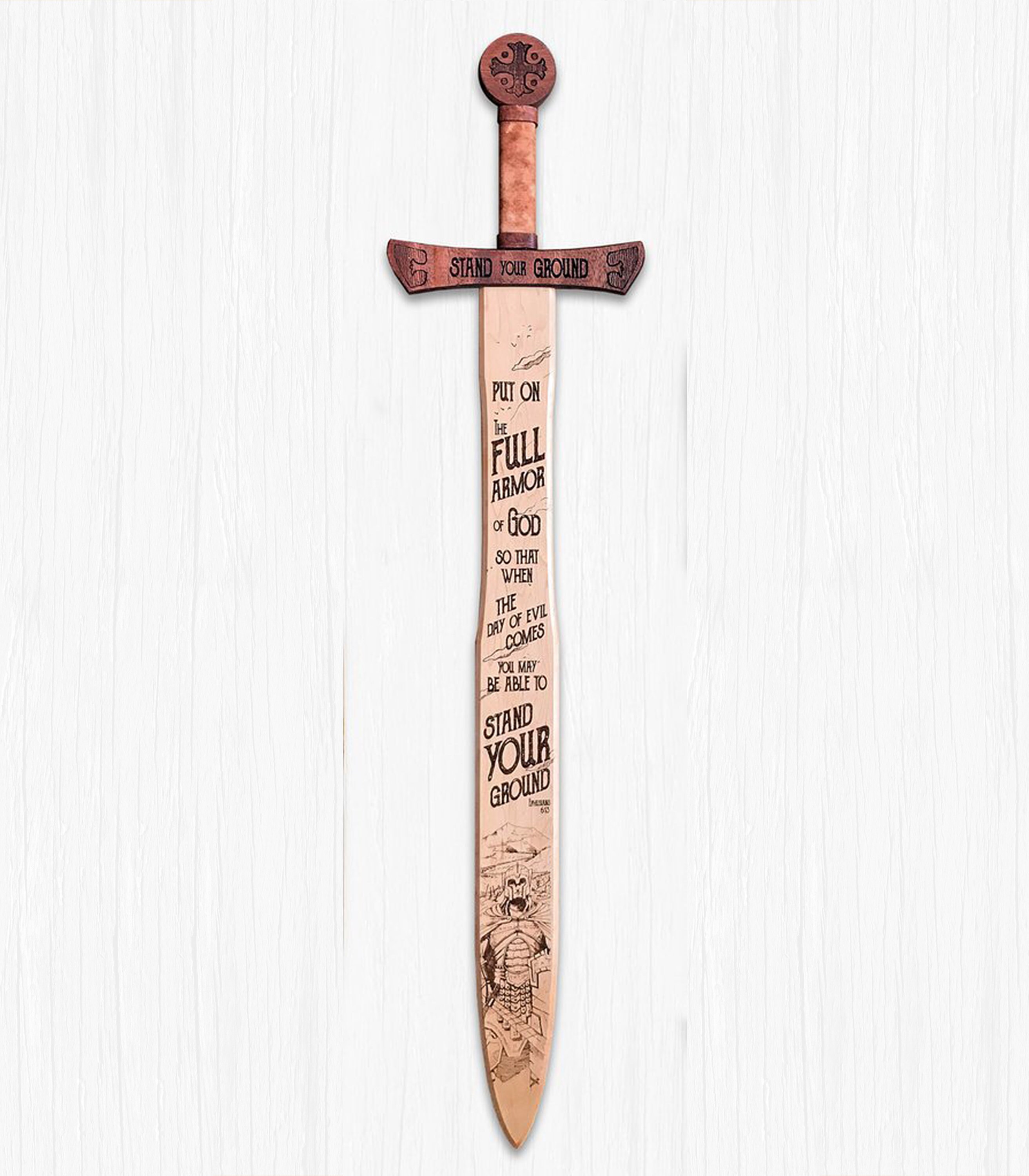 Armor of God Scripture Sword Wall Decor Etsy
